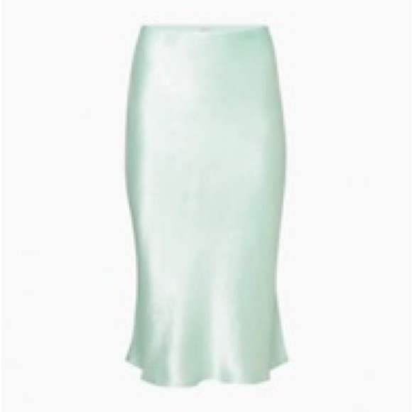 Babaton Satin Midi Skirt - Picture 1 of 4